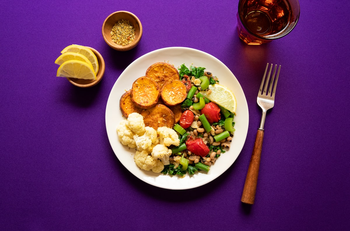 Fresh vegetables and healthy ingredients